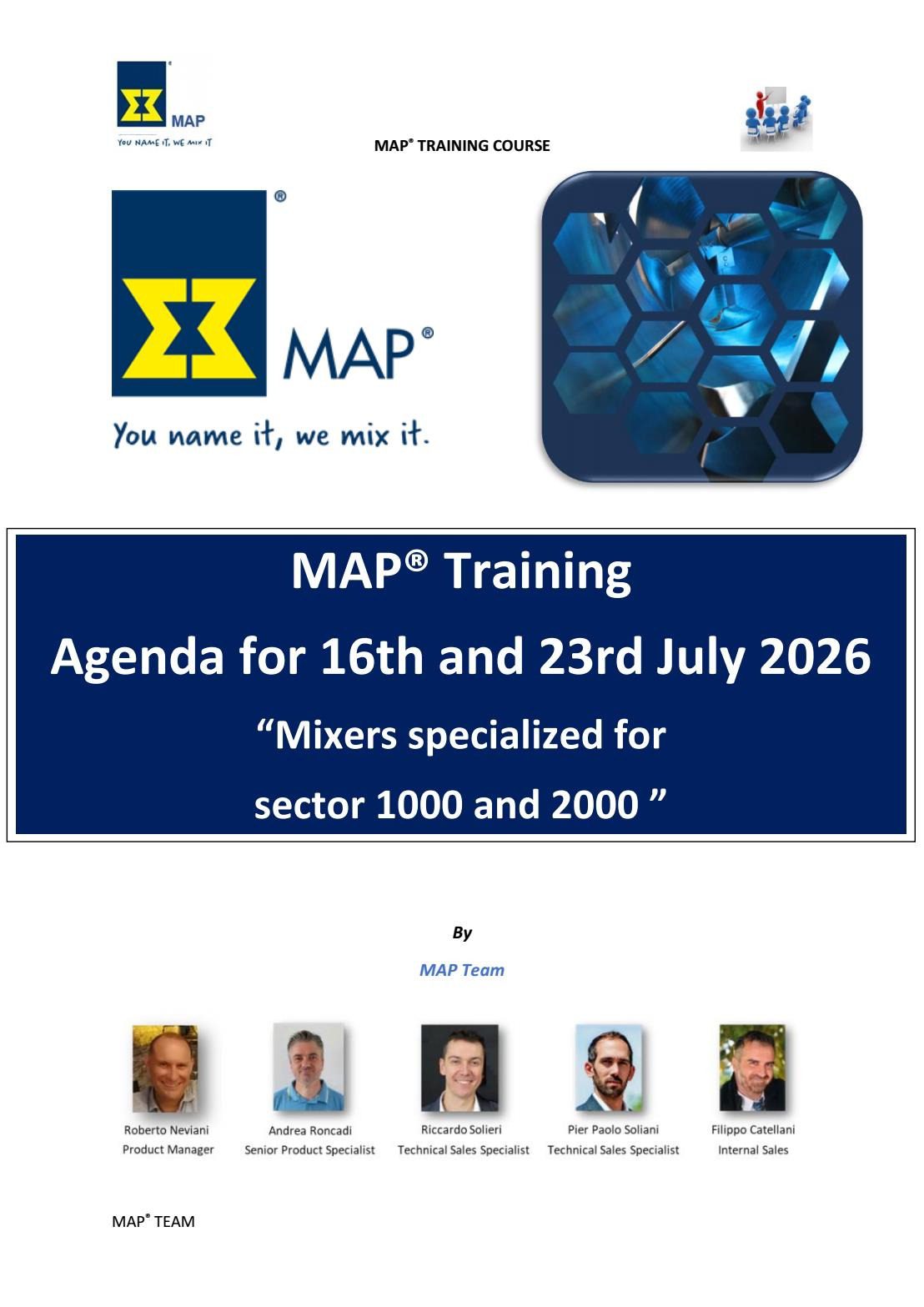 MAP Training poster